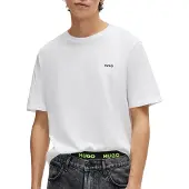 HUGO Shirt 'Dero' donkerblauw / wit