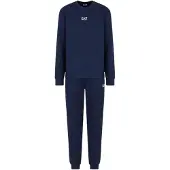Emporio Armani Heren Core Identity marineblauw trainingsbroek van katoenmix (S), Casual, Sportief, Meerdere sporten 8NPV66_PJVTZ