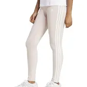 Adidas 3-Stripes Legging Dames Lichtroze - Wit