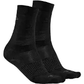 Craft Sokken x2 Core Wol Zwart Unisex || Maat: 40-42