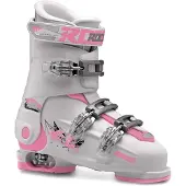 Roces - Idea Free - Skischoenen - Kinderen - 22.5-25.5 (36-40) - Wit - Roze