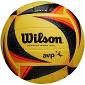 Wilson OPTX Replica AVP Beachvolleybal Geel - Zwart - Rood - Oranje