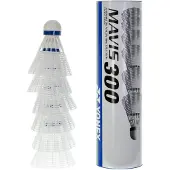 Yonex Badminton Shuttle Yonex Mavis 300 Middle Wit (Koker van 6)