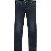 Cars waist regular fit jeans black denim Blauw Effen - maat 152