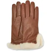 Ugg Dames Handschoenen Leather Sheepskin Vent Glove - Cognac - Maat M