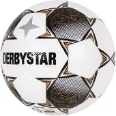 Derbystar Classic TT II Voetbal 8 x 1 Vlakken Maat 5 Wit Goud Zwart