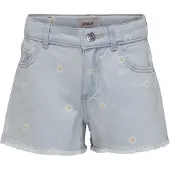 ONLY GIRLS Jeans 'GROBYN' lichtblauw / geel / wit