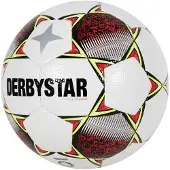 Derbystar Classic S-Light II Voetbal 4 x 3 Vlakken Maat 5 Wit Rood Geel