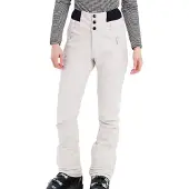 Protest - Women's PRTLullaby Softshell Snowpants - Skibroek 38, wit/grijs