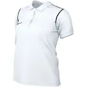 Nike Dri-fit Park20 Short Sleeve Polo Wit M Vrouw