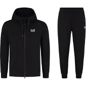 EA7 Joggingpak zwart / wit