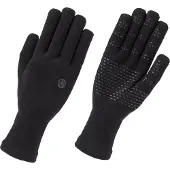 Agu Merino Knit Handschoenen Lange Vingers Essential Waterproof - Zwart - S