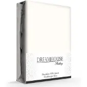 Dreamhouse Bedding Katoenen Matras Hoeslaken Creme