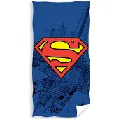 SimbaShop Superman Strandlaken Logo - 70 x 140 cm - Katoen