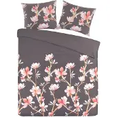 Papillon Dekbedovertrek Esmee Grijs Satijn-140 x 200 / 220 cm | 1-Persoons