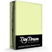 Day dream Hoeslaken - katoen - lime - 90x200 cm