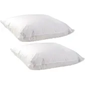 Ducky Dons Veren Hoofdkussen Set (2 Stuks) - 60x70 cm-Medium