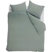 Ambiante Dekbedovertrek Cotton Uni Green Katoen-240 x 200 / 220 cm | Lits-Jumeaux