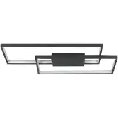 Highlight Design plafondlamp Stretto zwart 65 x 29cm