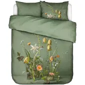 Essenza Dekbedovertrek Ficaria Greenish Satijn-260 x 200 / 220 cm | Extra Breed