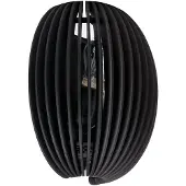Blij Design Wandlamp Swan H 27 cm zwart