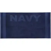 Zavelo Navy Strandlaken Donkerblauw (100x200 cm)