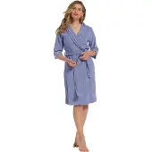 Pastunette Licht blauwe badstof dames badjas | Maat L