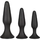 Calexotics - Siliconen Anaal Trainer Kit - 3 stuks - Zwart