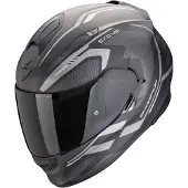Scorpion Exo-491 Kripta helm, mat zwart/zilver, maat L (59/60)
