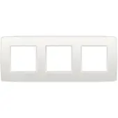 Züblin 101-76700 Drievoudige afdekplaat, 71 mm centerafstand, Original white
