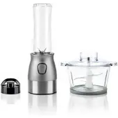 Big Buy Cooking Haeger LQ-2E1.009A, sportblender, 0,6 liter, 500 watt, grijs, roestvrij staal