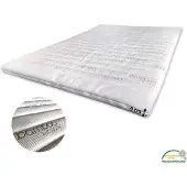 Bamboo Topdekmatras-Topper 160/200 NASA Traagschuim 9cm