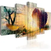 Karo-art Schilderij - Herinneringen aan de Liefde, 5luik