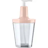 Koziol Zeepdispenser Koziol Flow Queen Pink Crystal Clear