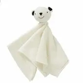 Fresk Knuffeldoekje – Tutpoppetje - Kraamcadeau voor Jongens en Meisjes - Baby Cadeau - Ecru - Polar Bear