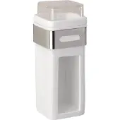 Wenko Wattenschijfdispenser Premium plus Wattenschijfjes- en wattenstaafjeshouder, edelstaal