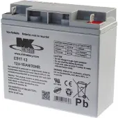 MK Battery - 18AH AGM accu voor uw scootmobiel - 18.1 cm x 7.6 cm x 16.7 cm (LxBxH)