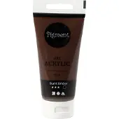Packlinq Acryl Verf, semi-glanzend, dekkend, burnt umber, 75 ml/ 1 fles