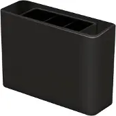 HAN pennenkoker - SMART LINE - 3-vaks - hoogglanzend zwart - HA-92120-13