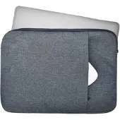 Lunso - Stijlvolle zachte neopreen sleeve hoes 15 inch - Blauw