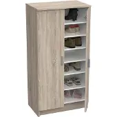 Young Furniture Schoenenkast Shoes 108 cm hoog geborsteld eiken