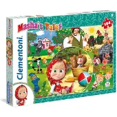 Clementoni legpuzzel Masha en de Beer 48,5 cm karton 104 delig
