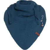 Knit Factory Coco Omslagdoek/Sjaal - Petrol - 190x85 cm