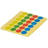 MAUL Stickerpunten, 4 kleuren,480 st/verp - 3 stuks