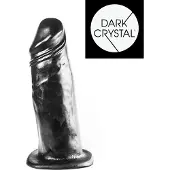 Dark Crystal XXL Dildo 23 x 8,5 cm - zwart
