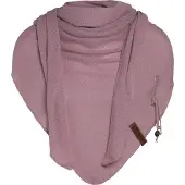 Knit Factory Lola Omslagdoek/Sjaal - Oud Roze - 190x85 cm