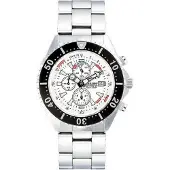 Chris Benz Uni horloge CB-C300-W-MB Chronograaf, Lichtwijzer, Stopwatch, Dieptemeter, dato, maximale dieptegeheugen