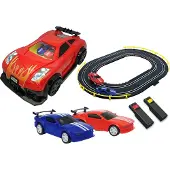 Chad Valley racebaan en draagtas carry-case