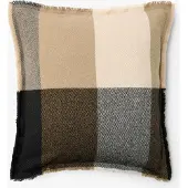 Marc O'Polo Sierkussen Eryk Black (50 x 50 cm)