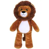 Sandy Knuffeldier Leeuw - dieren knuffels - pluche stof - 42 cm - Knuffeldier